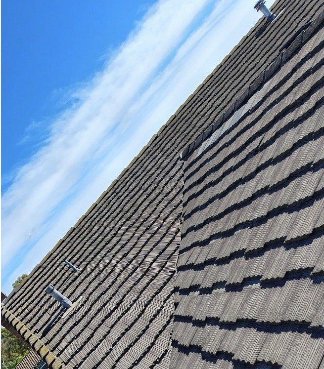 New tile roof installation on an Orange County home.