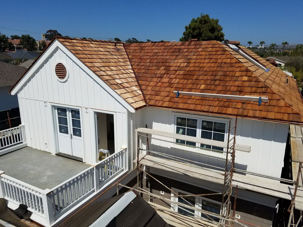 New tile roof installation on an Orange County home.